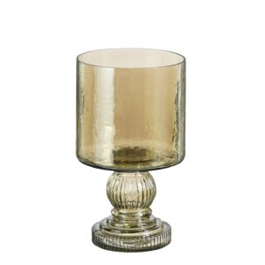 Küünlahoidja Mala klaas pruun Ø15,5x h27cm