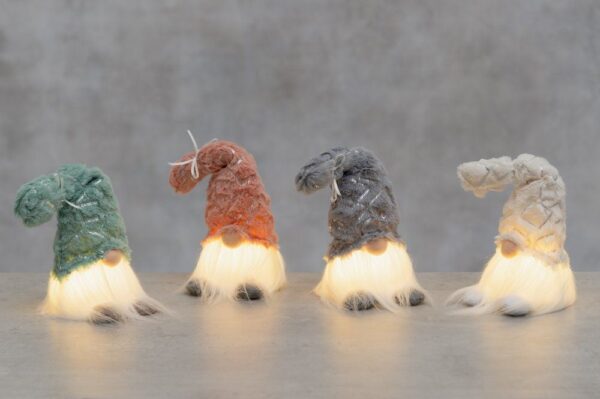 Jõulukaunistus Päkapikk LED roheline h30cm