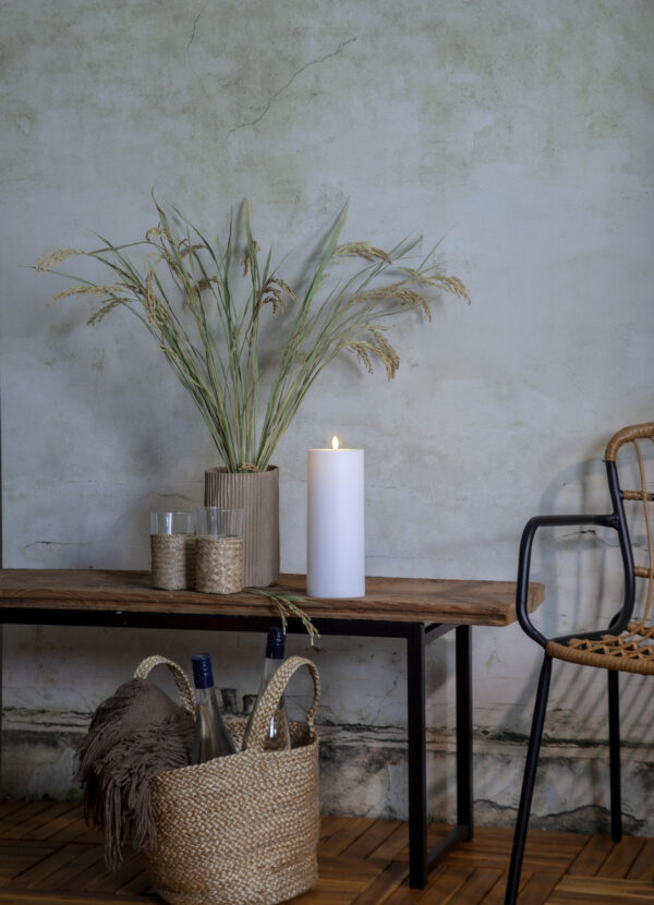 LED küünal valge Ø10x h27,5cm IP44