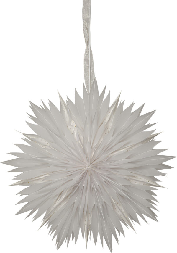 Täht paberist Dis valge 60x18x h60cm