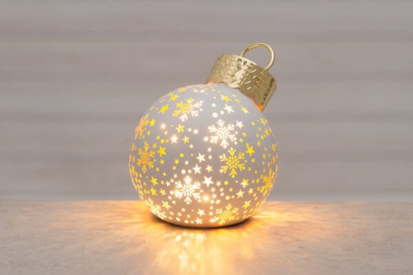 Dekoratsioon LED kuuseehe Stars valge Ø12cm