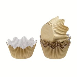 Pabervorm kuldne Ø5x4cm 60tk