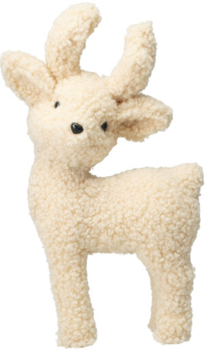 Dokoratsioon põder valge 23x13x h40cm