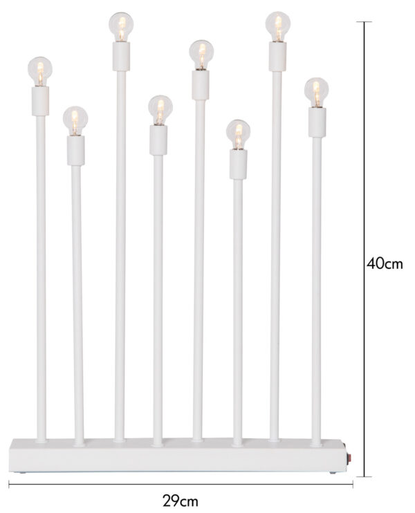 Advendiküünal Ladda 8LED valge