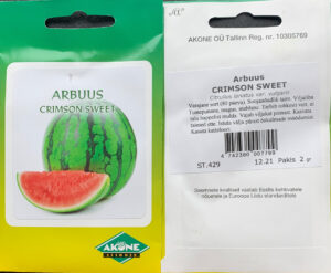 Arbuus ‘Crimson Sweet’ 2g