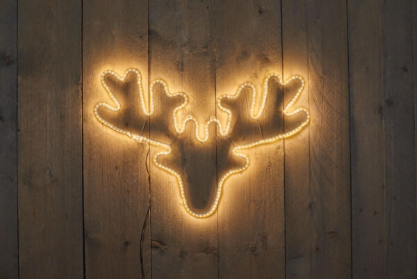 Valgusti põder soe valge 60x42cm 270LED IP44