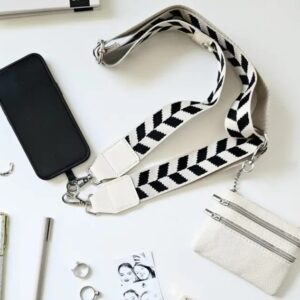 Telefonipael rahakotiga Beige & black bliss