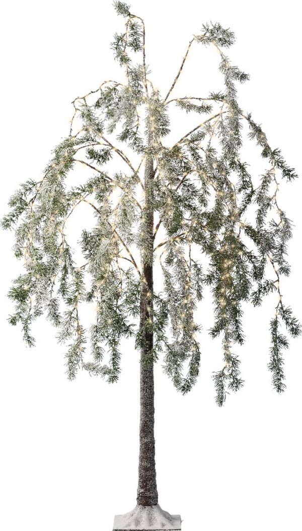 Dekoratiivpuu soe valge, roheline 360LED IP44 Ø70x h150cm