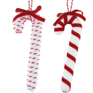 Kuuseehe Candy Cane pvc 16cm erinevad 1tk