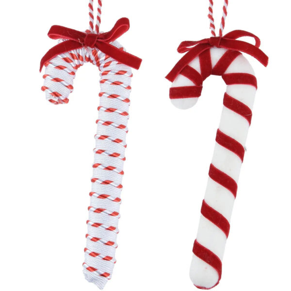 Kuuseehe Candy Cane pvc 16cm erinevad 1tk