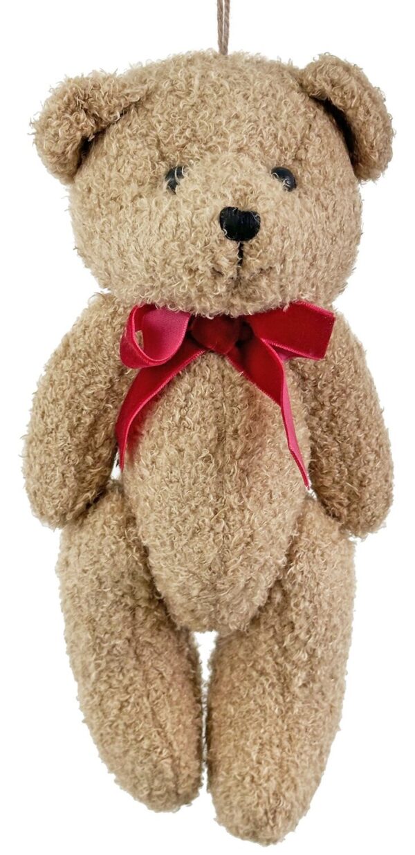 Kaisukaru punase lipsuga pruun 26cm