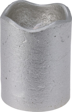 Led küünal hõbe Ø7x h9cm