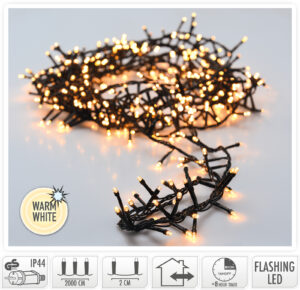Valguskett soe valge 20m 1000LED IP44