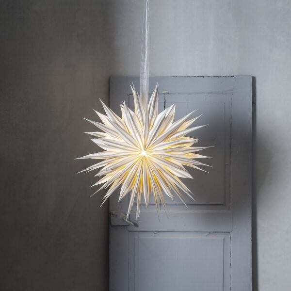 Täht paberist Print valge 60x16x h60cm