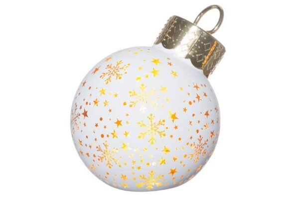 Dekoratsioon LED kuuseehe Stars valge Ø12cm