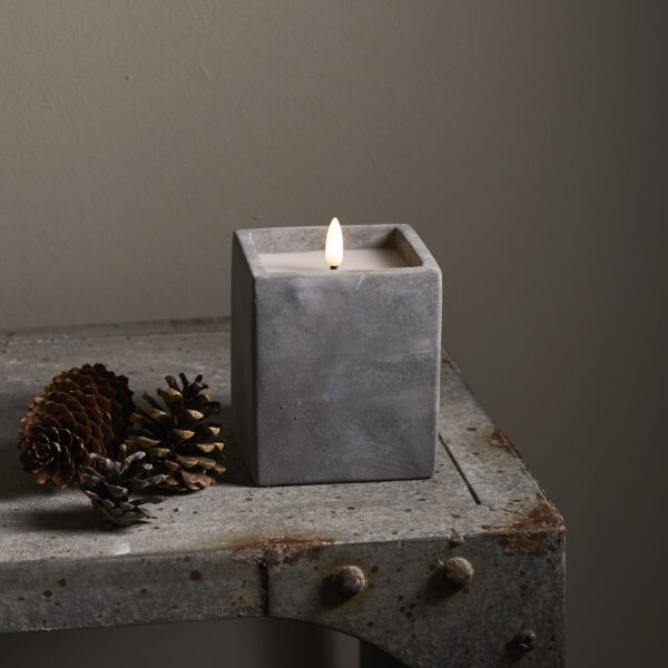 LED küünal Cem hall 9x9x h11,5cm