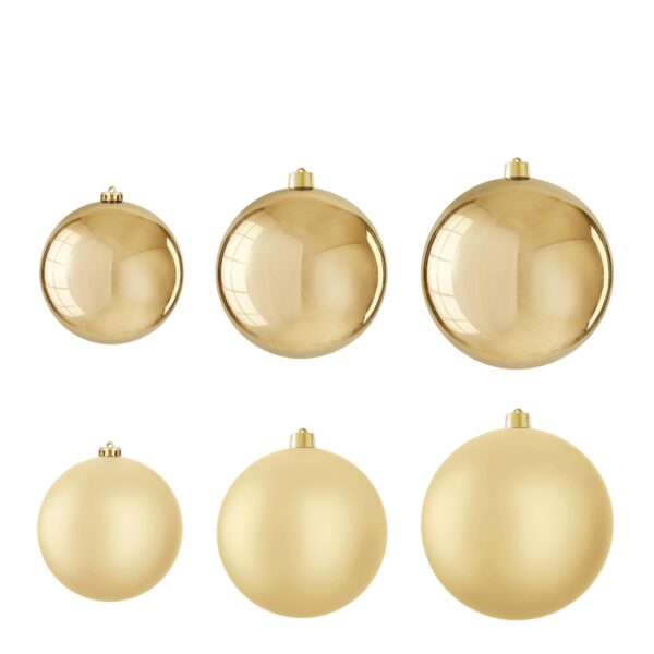 Jõulukuul kuldne matt Ø15cm