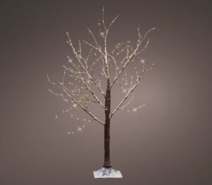 Dekoratiivpuu raagus soe valge 400LED IP44 Ø90x h150cm