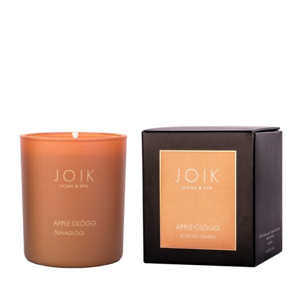 JOIK Home & Spa lõhnaküünal Õunaglögi kinkekarbis 150g