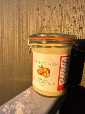 Apelsini-pistaatsia šokolaadikreem 140g