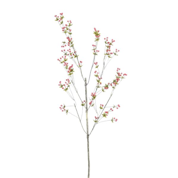 Kunstoks roosad marjad 130cm