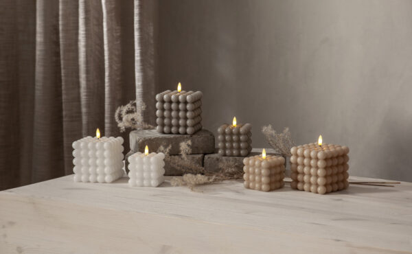 LED küünal Dot hall 7,5x7,5x h9,5cm