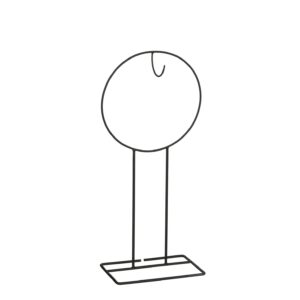 Pärjahoidja must 25x13x h49cm