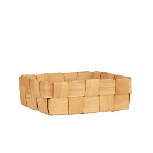 Laastukorv pruun 18x18x h6cm