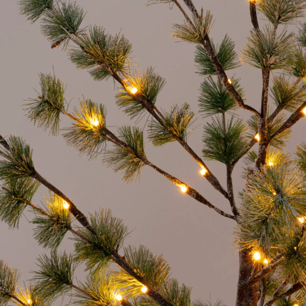 Valguspuu mänd soe valge Ø55xh180cm 96LED IP44