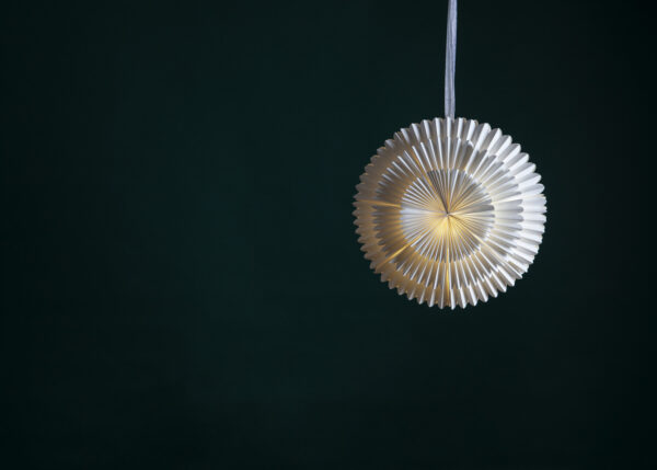 Täht paberist Frost valge 50x23x h50cm