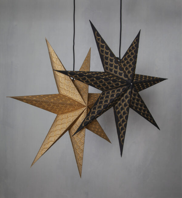 Täht paberist Brodie must 60x15x h60cm