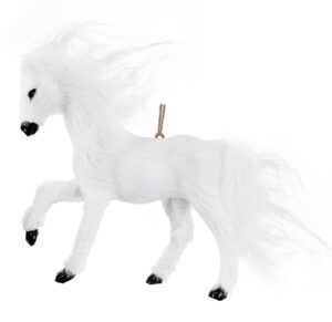 Kuuseehe hobune valge 16cm