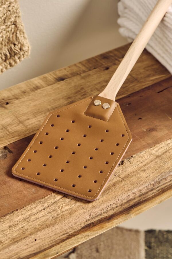 Kärbsepiits nahast pruun 10x 49,5cm