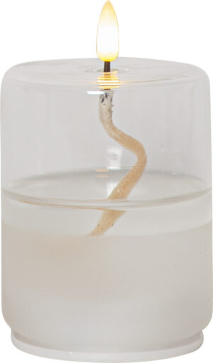 LED õlilamp Float läbipaistev Ø8x h13cm