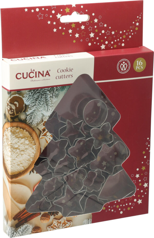 Piparkoogivormide komplekt 16tk/pk