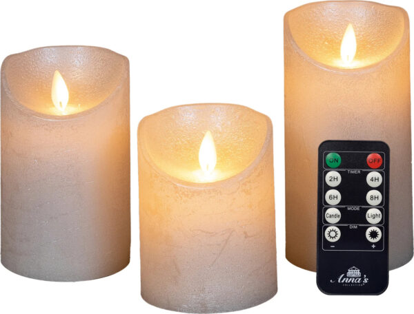 Led küünlad kreem puldiga 3tk/pk