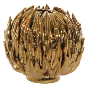Vaas ohakapall kuldne Ø8x h8cm