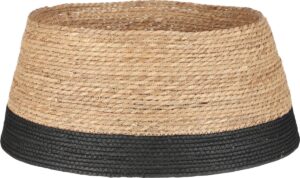 Kuuseseelik punutud must Ø58x h26cm