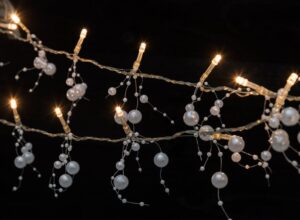 Pärlikett soe valge 2m 20LED