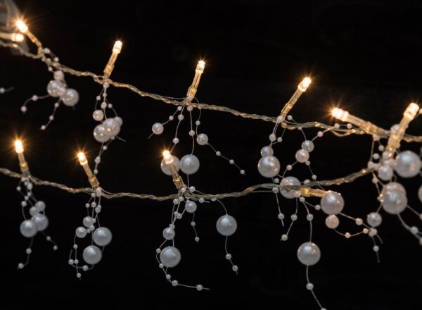Pärlikett soe valge 2m 20LED