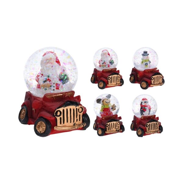 Lumekuul auto loomaga punane Ø6,5x h4,5cm erinevad 1tk