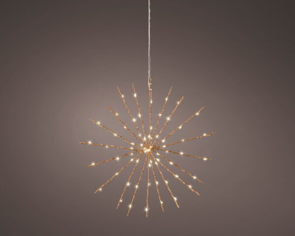 Valguskera vilkuv soe valge 70LED Ø30cm