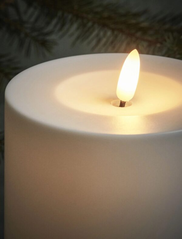 Küünal Hd LED valge, pat. IP44 Ø10x h35cm