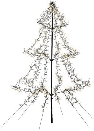 Dekoratiivpuu metallist soe valge 1200LED IP44 Ø130x h200cm