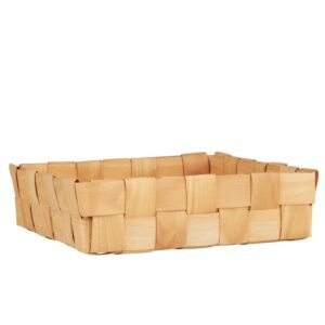 Laastukorv pruun 24x24x h6cm