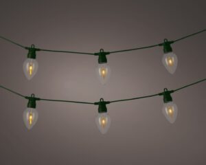 Valguskett peotuled leegi efektiga, soe valge 3,5m 8LED IP44
