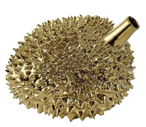 Vaas durian kuldne 19,5x16,5x h13,5cm