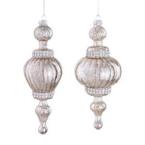 Kuuseehe kaastilk hõbedane Ø9x h20,5cm erinevad 1tk