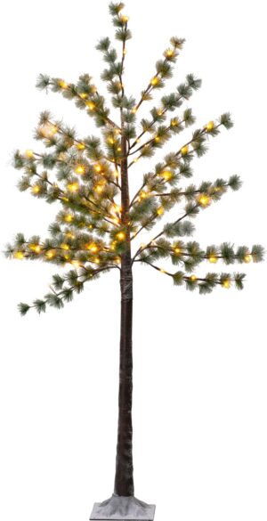 Valguspuu mänd soe valge Ø55xh180cm 96LED IP44