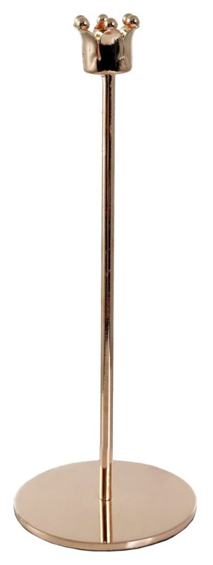 Küünlajalg CH kroon kuldne Ø6x h16cm